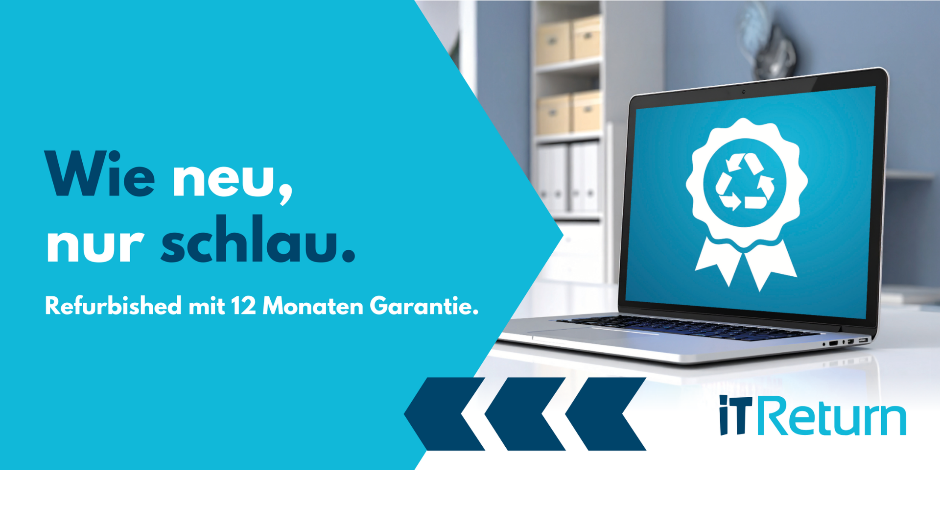 Wie neu, nur schlau. Refurbished mit 12 Monaten Garantie.