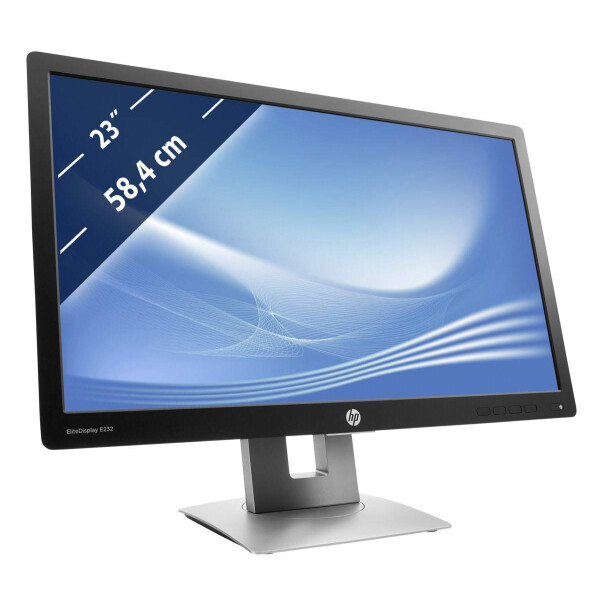 HP EliteDisplay E232 Bildschirm 23" LCD FHD HDMI DP VGA