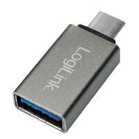 LogiLink USB-C > USB 3.0 (ST-BU) Adapter Silber