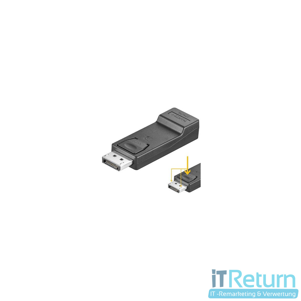 DisplayPort 1.2 > HDMI (ST-BU) Adapter Schwarz