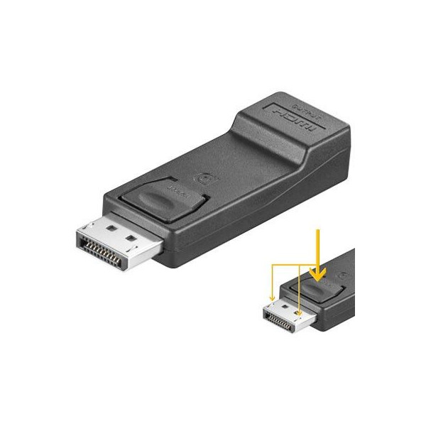 DisplayPort 1.2 > HDMI (ST-BU) Adapter Schwarz