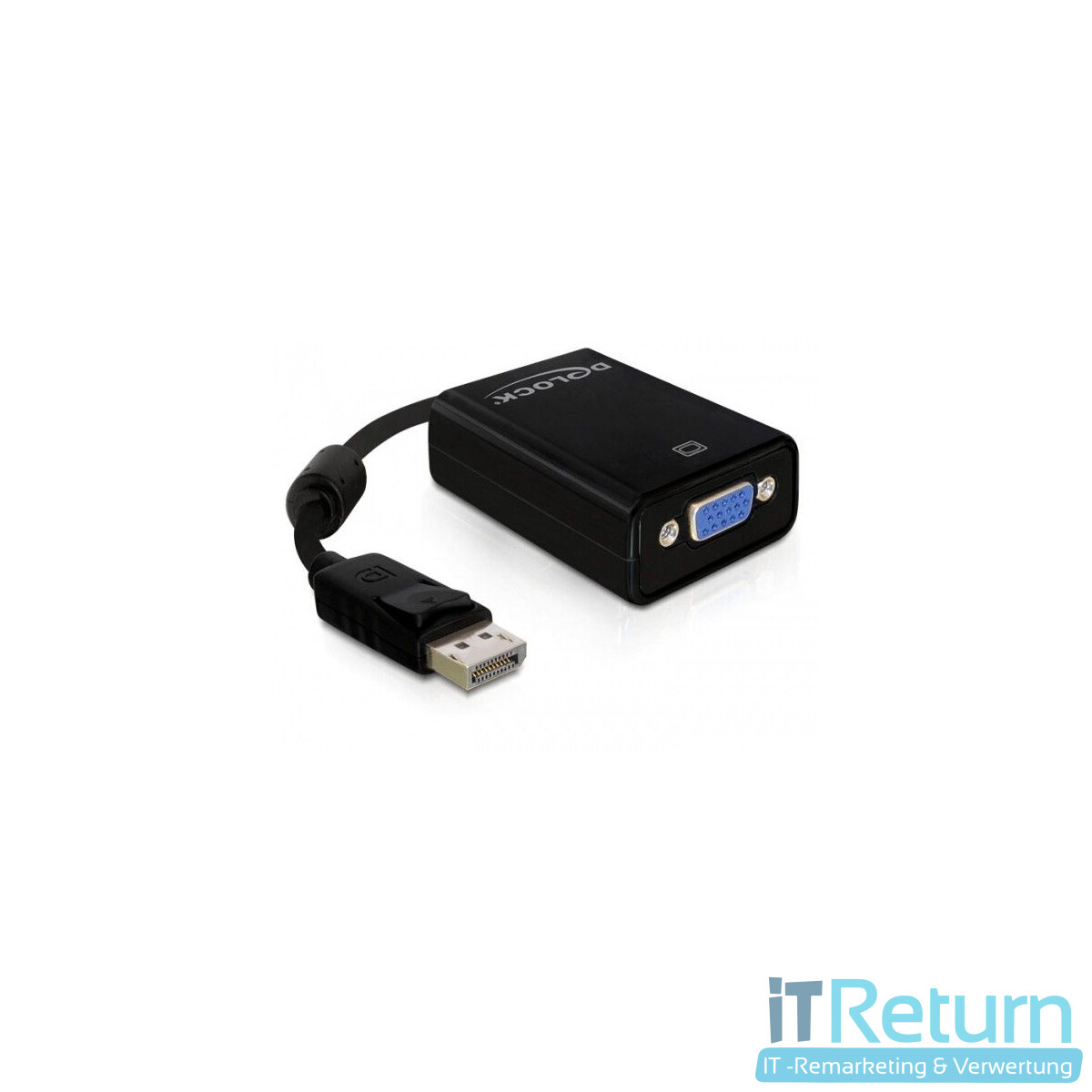 DeLock DisplayPort 1.2 > VGA (ST-BU) Adapter Schwarz