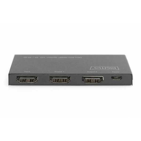 DIGITUS Ultra Slim HDMI Splitter, 1x2, 4K / 60 Hz