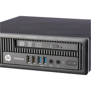 HP EliteDesk 800 G1 USDT / Intel i5-4590S @3,00GHz / 256GB SSD / 8GB RAM / Windows 7 Pro / 12 Monate Garantie