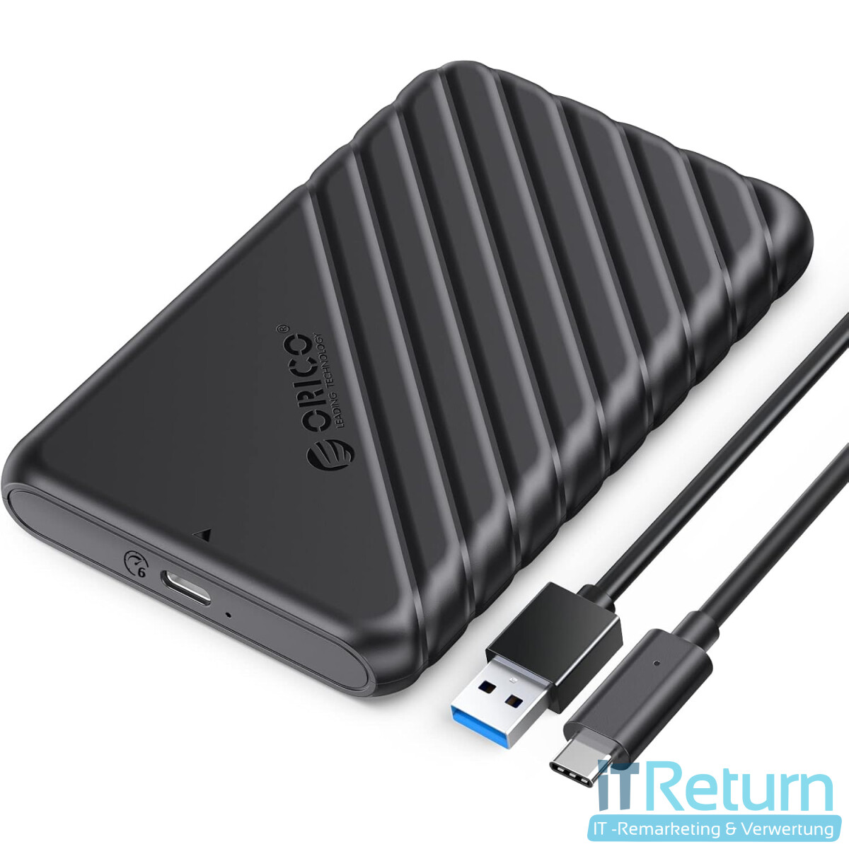 Festplattengehäuse 2,5 Zoll, ORICO 6Gbps USB C 3.1...