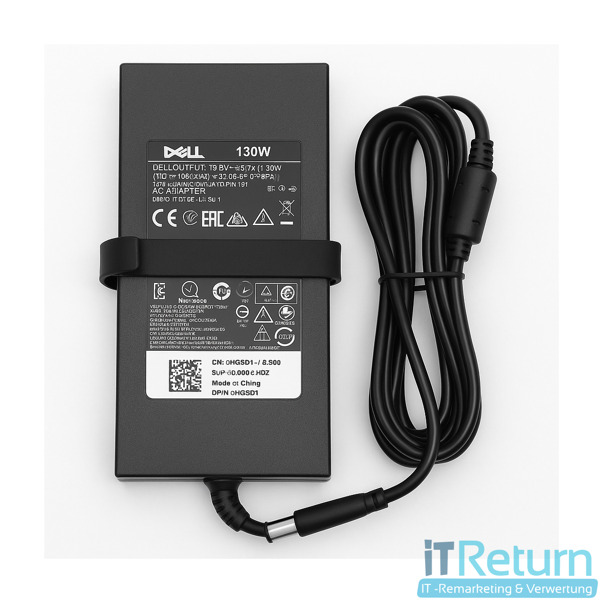 Dell 130W Netzteil / gebraucht / Schwarz / 12 Monate Garanti