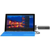 Microsoft Surface Dock (Modell 1661) – Docking Station mit 4× USB 3.0, 2× Mini DisplayPort, Gigabit LAN, Audio-Out, 90 W Netzteil – kompatibel mit Surface Pro, Book, Laptop & Go