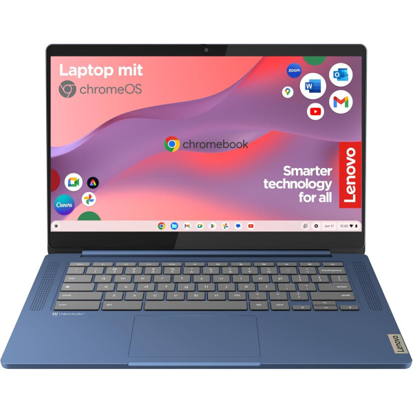 Lenovo Chromebook IdeaPad Slim 3, 14" Full HD, Mediatek MT8186, 4 GB Ram, 64 GB SSD, Chrome OS