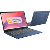 Lenovo Chromebook IdeaPad Slim 3, 14" Full HD, Mediatek MT8186, 4 GB Ram, 64 GB SSD, Chrome OS