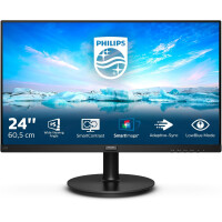 Philips 242V8 Monitor / 24" / 1920x1080 / VGA, DP & HDMI / 12 Monate Garantie