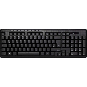 Inter-Tech AC KB-208 Maus-/ Tastatur Combo, black, Wireless