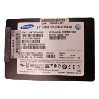 Samsung / HP 240GB 2.5Zoll; SATA 6Gb/s SSD / HP P/N 756620-001
