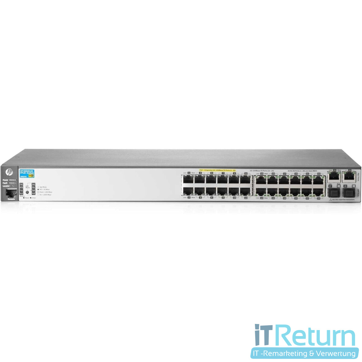 HP 2620-24 PoE+ Switch Modell: J9625A 24-Port Managed Gigabi