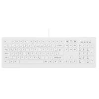 Active Key AK-CC8100 Hygienetastatur Medizinische Tastatur Silikon Keyboard Weiß