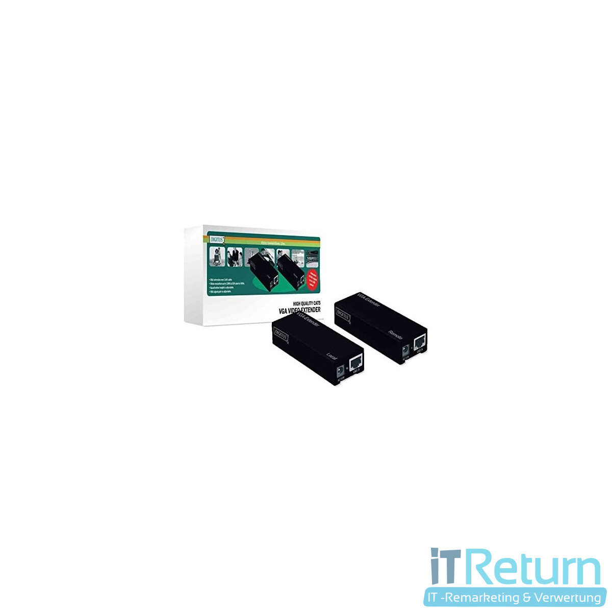 Digitus VGA Video Extender CAT5 bis 80m VGA Verlängerun