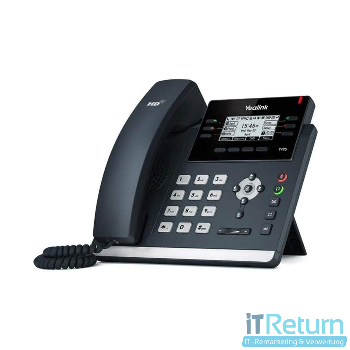 Yealink SIP-T42S Gigabit IP Telefon VoIP Business Desk...