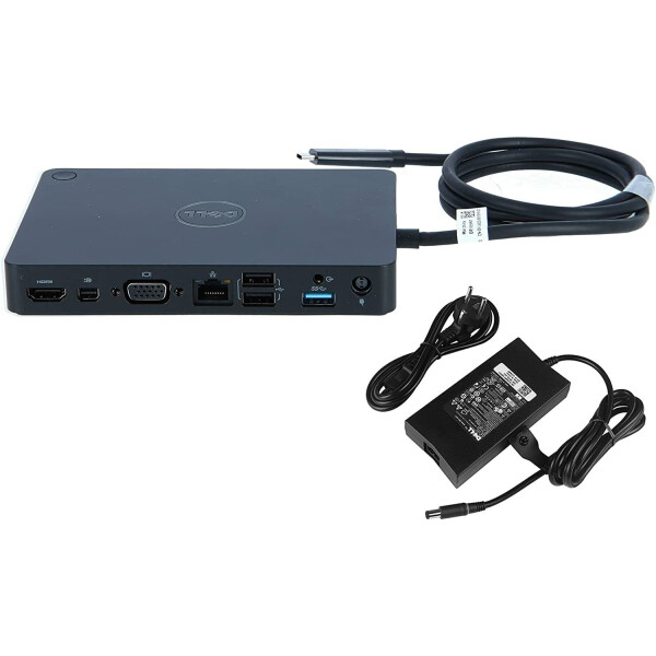 Dell Thunderbolt WD15 USB-C Dock ink. 130W Netzteil / Dockingstation universell K17A001 / 12 Monate Garantie